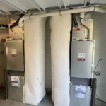 Heat pump in garage
